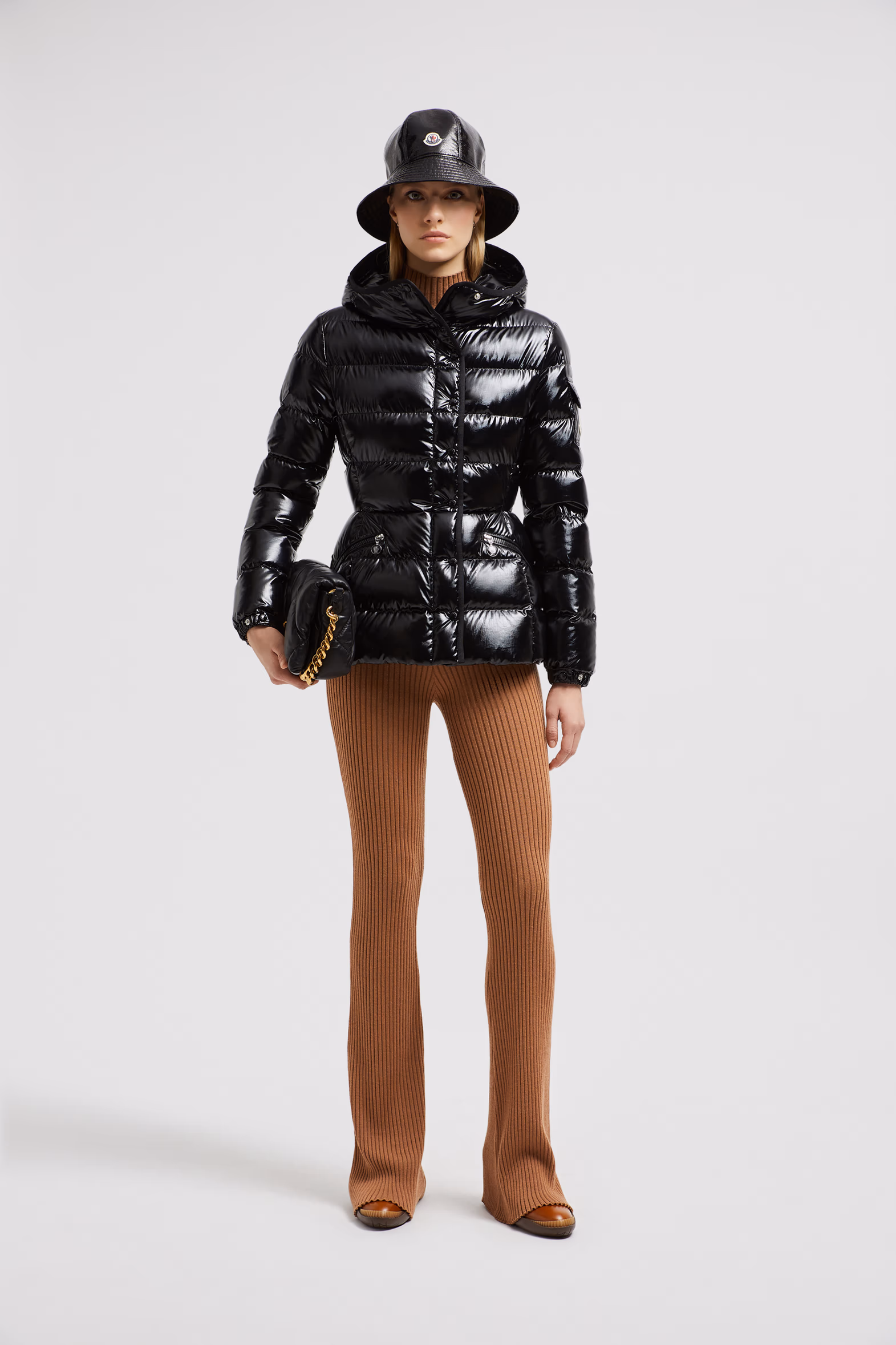 Barante Hooded Short Down Jacket Women Black Moncler